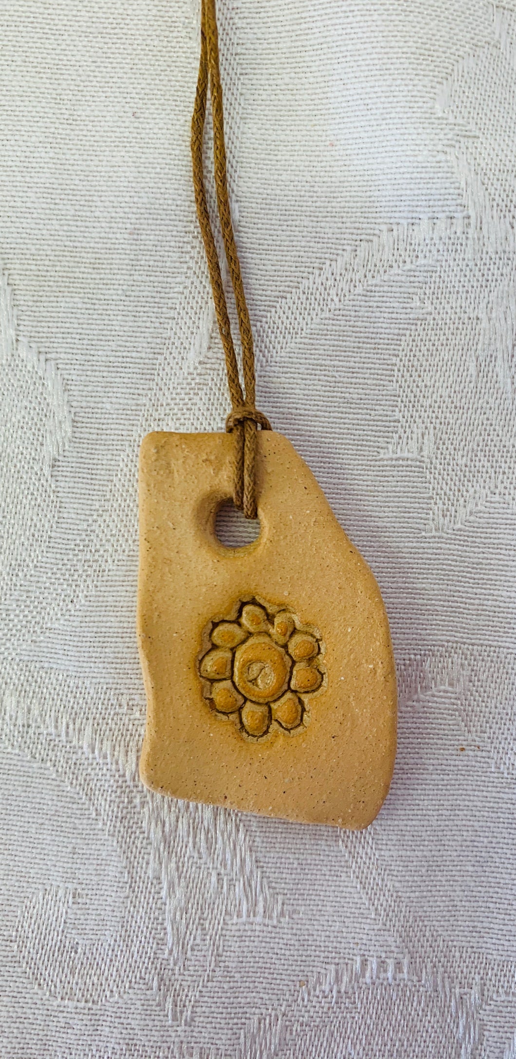 Necklace (Yellow Clay Necklace with Daisy) #10